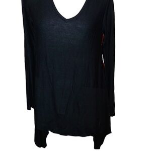 NWT High Low Shark Bite Sweater Top M